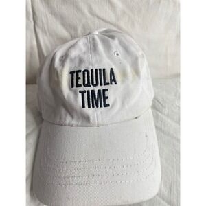 White Baseball Cap Tequila Cazadores 100 Percent Agave Embroidered